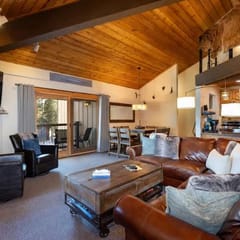 Slopeside Retreat: Ski Access, Hot Tub & Views